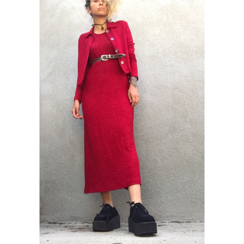 Red dress teacher set